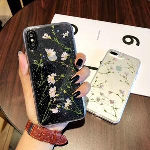 Reale Fiori Secchi Fiori Molle di TPU Della Copertura Posteriore Per il <span class=keywords><strong>iPhone</strong></span> X <span class=keywords><strong>6</strong></span> 6S 7 8 più Cassa Del Telefono <span class=keywords><strong>Trasparente</strong></span> per il caso di XR XS Max Copertura - Product Image 6