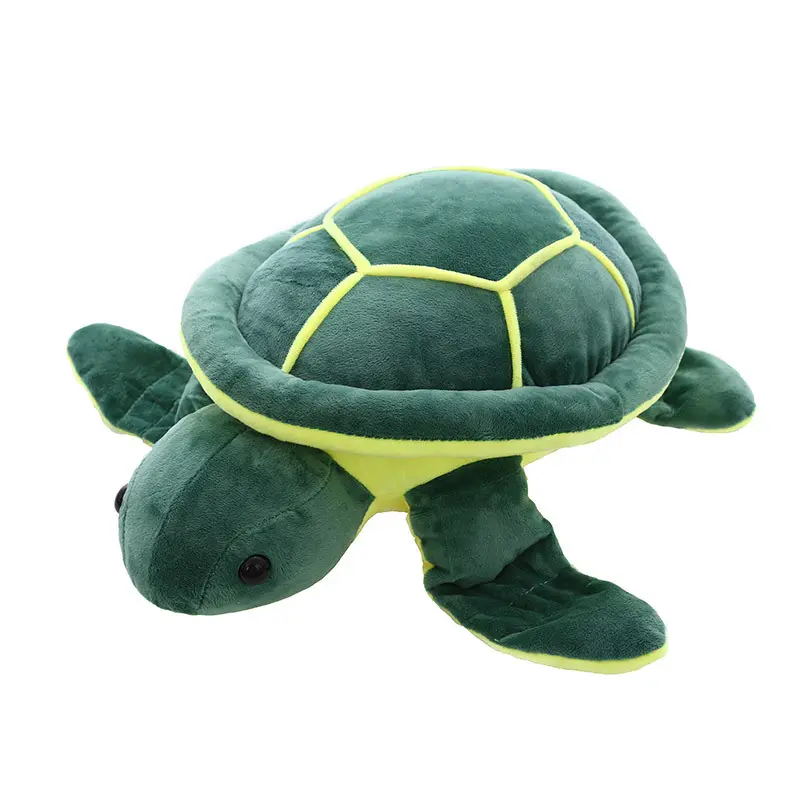 Высококачественная яркая черепаха, мягкая плюшевая зеленая черепаха, плюшевые игрушки, куклы