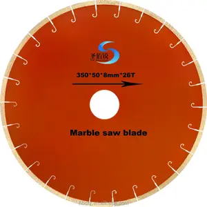 14 Inch D350mm J-slot Bán Hot Chất Lượng Cao Đá Cẩm Thạch Cắt Phân Đoạn Thông Tư Diamond Saw Blade