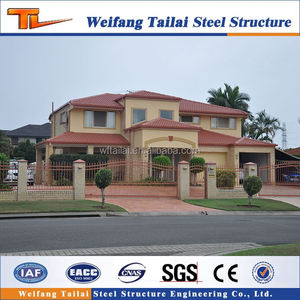 Struktur Baja Kecil Sederhana Rencana Vila Struktur Baja Bangunan Prefabrikasi - Product Image 2