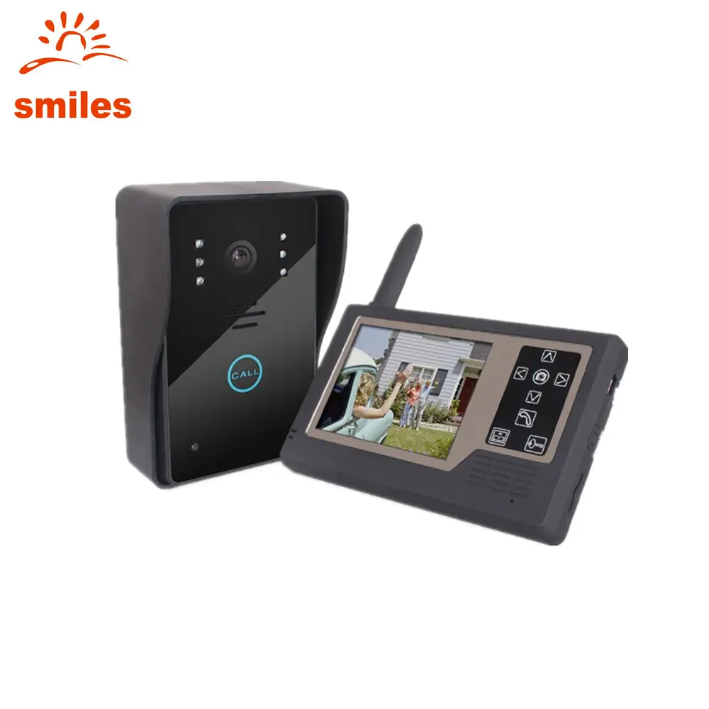 Venta al por mayor, intercomunicador Digital inalámbrico con vídeo para puerta, timbre con soporte para llamada, intercomunicador, desbloqueo
