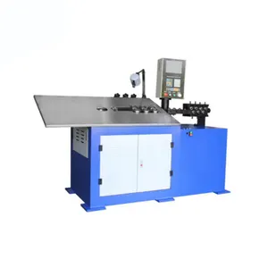 Otomatik Cnc 2D 3D Metal çelik zikzak bahar tel bükme makinesi için ekran masa