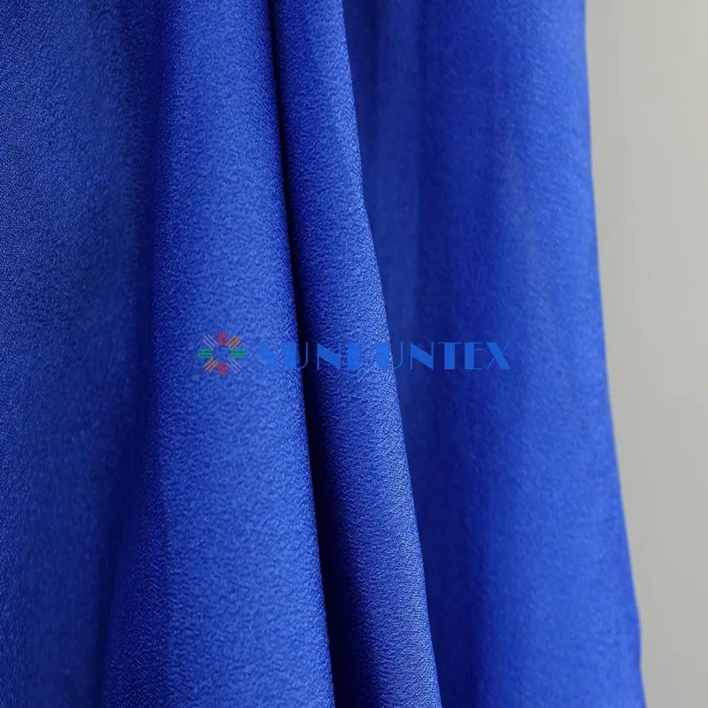 high quality 75D polyester crepe de chine fabric