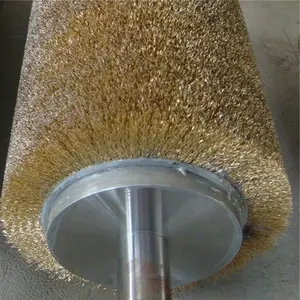 Hot sale metal wire roller brush for polishing and cleaning