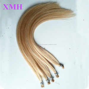 Doğrudan fabrika toptan pice remy çift çizilmiş <span class=keywords><strong>i</strong></span> İpucu 100% virgin hint remy saç uzantıları ön gümrük saç uzatma İnsan - Product Image 2