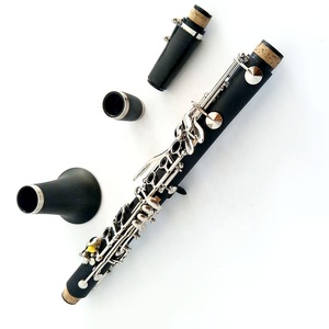 <span class=keywords><strong>Clarinetto</strong></span> <span class=keywords><strong>per</strong></span> Adulti e Bambini in Nichelato con Chiave EB17 in Bachelite <span class=keywords><strong>per</strong></span> Preparazione Esami e Principianti - Product Image 2
