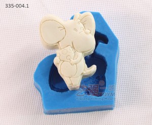 Molde de silicona para pastel de rata, herramientas de decoración de pasteles de fondant molde de pastel de silicona de grado alimenticio - Product Image 3