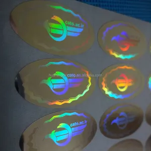 Etiqueta de seguridad de marca de agua, holograma original genuino personalizado, alta calidad