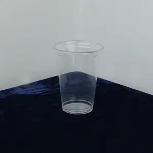 300毫升10盎司带盖子的一次性透明宠物塑料饮料杯