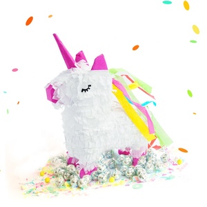 Nicro fabbricazione all'ingrosso cavallo Kid Party a <span class=keywords><strong>buon</strong></span> mercato giocattolo personalizzato per bambini Happy Birthday Design Unicorn Pinata - Product Image 6