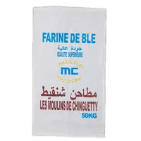 중국 제조 업체 일반 플라스틱 PP 짠 farine 드 ble 자루 밀가루 가방