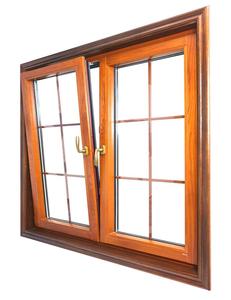 <span class=keywords><strong>Ventanas</strong></span> de <span class=keywords><strong>Madera</strong></span> Revestidas de Aluminio con Certificación ISO9001, con Rejilla, Abatibles y Oscilobatientes, en Venta, <span class=keywords><strong>Ventanas</strong></span> Abatibles de Doble Acción con Certificación AAMA NFRC - Product Image 2