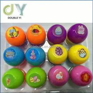 Forma de ovo personalizado auto-tinta carimbo plástica dos desenhos animados, a Páscoa de brinquedo selo