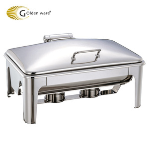 Golden Ware <span class=keywords><strong>restaurante</strong></span> y hotel 9L Acero inoxidable buffet chafing dish - Product Image 1