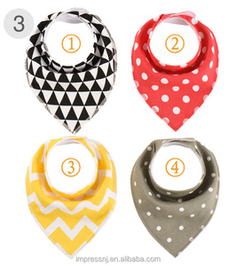 Réversible Coton <span class=keywords><strong>Bandana</strong></span> Bébé <span class=keywords><strong>Dentition</strong></span> Bavoirs - Product Image 2