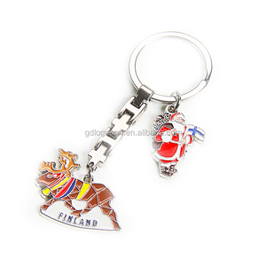 Alaska lưu niệm Totem cực Keychain chéo kim loại men làm bằng hợp kim và kẽm skagway Alaska phong cách Keyring nhà máy bán buôn - Product Image 4
