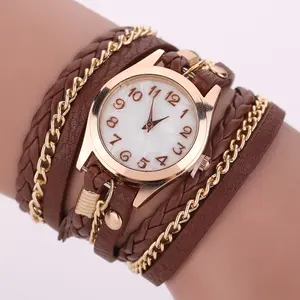 lady watch,colorful leather bands wind fashion bracelet watch ww02