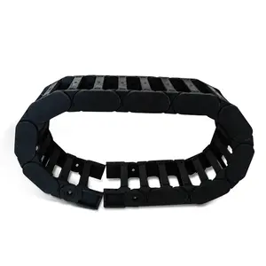 Plastic nylon load bearing cable carrier chain