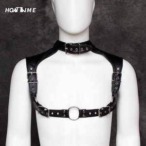 Maschile Sex Toy cintura in pelle Bondage Slave imbracatura per le spalle pettorali abbigliamento Fetish per gli uomini Gay pettinature pettorali cinture per le spalle - Product Image 1