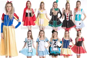 Ladies Fairytale Storybook Character alice in wonderland Fancy Dress Outfit
