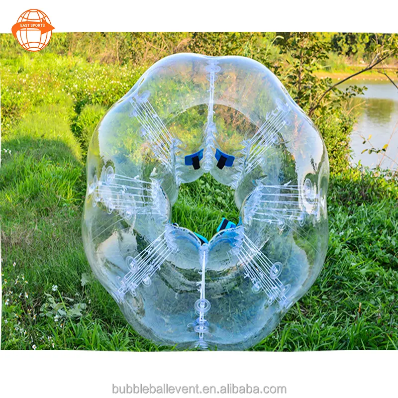 Venta caliente PVC/TPU inflable burbuja del fútbol, bola de la burbuja inflable, tamaño natural bolas