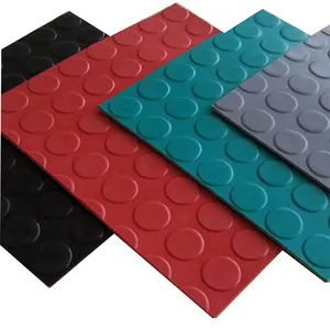 Round Stud Rubber/Coin Pattern Anti Slip Rubber Floor Mat/sheet/Pad