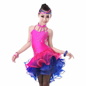 OCT1383 Abito <span class=keywords><strong>da</strong></span> Competizione per Ballo <span class=keywords><strong>Latino</strong></span> <span class=keywords><strong>da</strong></span> Bambina - Product Image 2