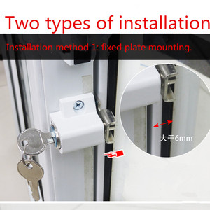 Safety <strong>Window</strong> <strong>Lock</strong> Stopper <strong>Sliding</strong> <strong>Window</strong> Stopper <strong>Sliding</strong> <strong>Window</strong> <strong>Lock</strong> With Key - Product Image 3