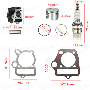 Moto Saleté Fosse Vélo <span class=keywords><strong>70cc</strong></span> Moteur Cylindre Bloc Kit Piston Joint Haut De Gamme En Acier de Fer - Product Image 5
