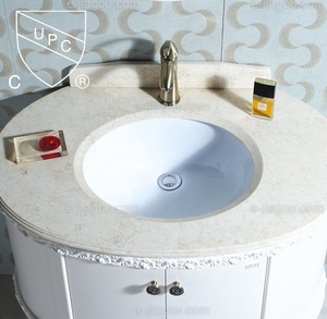 CUPC Sanitaires En Céramique Poterie Ovale <span class=keywords><strong>Sous</strong></span> <span class=keywords><strong>Le</strong></span> Mont Bassin Pour Laver À La <span class=keywords><strong>Main</strong></span> - Product Image 3