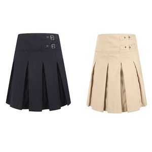 <span class=keywords><strong>Robe</strong></span> kaki de haute qualité à design gratuit, jupe plissée pour filles, uniformes scolaires - Product Image 3