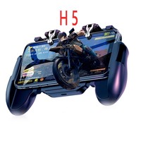 Manette de jeu avec boutons de feu pour Mobile L1R1, pour iOS/Android, contrôleur, Joystick, ventilateur de refroidissement, 4 doigts