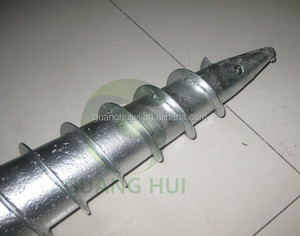 Ancla de tornillo de tierra tipo U para poste de valla - Product Image 6