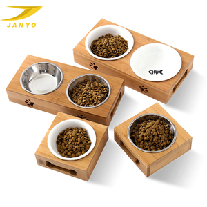 Custom Printed Rounded Cat <strong>Bowl</strong> Elevated <strong>Dog</strong> Food <strong>Bowl</strong> Sustainable Ceramic Pet <strong>Bowl</strong> With Stand <strong>Personalised</strong> - Product Image 2