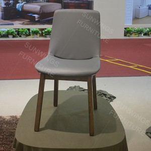 Gris <span class=keywords><strong>en</strong></span> <span class=keywords><strong>cuir</strong></span>/PU salle à manger <span class=keywords><strong>chaise</strong></span> de bureau accoudoir <span class=keywords><strong>en</strong></span> bois à manger <span class=keywords><strong>chaise</strong></span> - Product Image 6