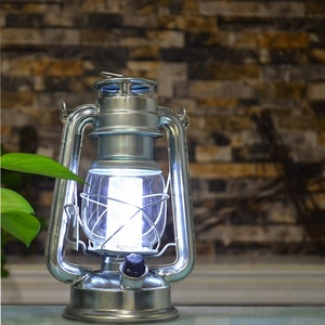 מכירה לוהטת זול עתיק סגנון 12 led מנורת מסיבת דקורטיבי תא סוללה אור ברזל נפט הוריקן פנס - Product Image 4