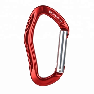 Mosquetón de Escalada XINDA de 22 kN con Certificación CE UIAA, Ligero, en Forma de Oreja, de Acero Inoxidable y Aleación de Aluminio <span class=keywords><strong>para</strong></span> Hamacas, Rapel y Senderismo - Product Image 1