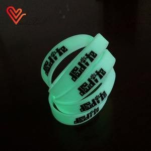 Top quality custom glow in the dark pulseira de silicone para eventos - Product Image 2