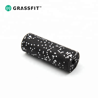 Noir Gym Yoga Rouleau Fascia Rouleau De Mousse Ensemble