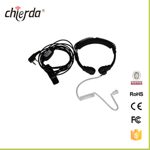 Concurrentiel prix contrôle de <span class=keywords><strong>la</strong></span> gorge talkie walkie écouteurs à conduction osseuse avec PPT VOX casque - Product Image 2