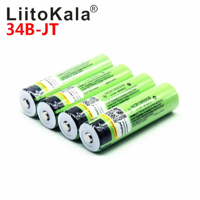 2018 liitokala 18650 3400 2600mah New Original NCR18650B 3000 3400 Rechargeable Li-ion BatteryためFlashlight