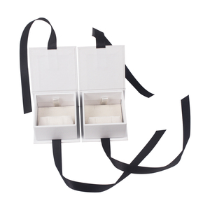 Fatti a mano di lusso eco-friendly di cartone scatola di gioielli all'ingrosso, logo personalizzato stampato contenitore di monili di carta, contenitore di monili di imballaggio - Product Image 5