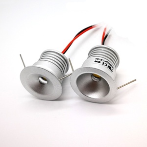 1 W Mini led <span class=keywords><strong>de</strong></span> luz del punto DC12V blanco o blanco cálido abajo <span class=keywords><strong>la</strong></span> luz <span class=keywords><strong>de</strong></span> techo <span class=keywords><strong>de</strong></span> <span class=keywords><strong>la</strong></span> lámpara mini led <span class=keywords><strong>la</strong></span> luz del armario - Product Image 1