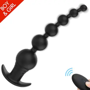 S-hande 9-speed Electric Male Massager Remote Anal Beads Sex Toy For Man Vibrator