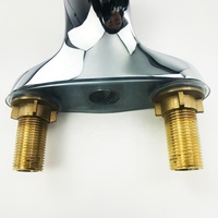 Robinet de lavabo moderne sans plomb, monocommande, monotrou, 4 pouces, mitigeur eau chaude et froide, en céramique