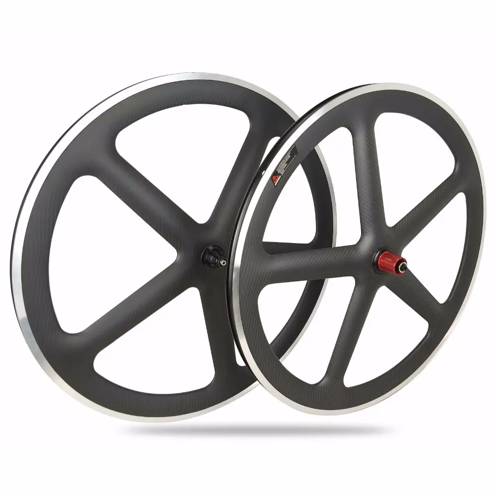 T700 New 5-Spoke Carbon wheels with aluminum brakes surface clincher ,Hot sell Carbon road Bike wheels