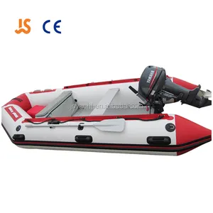 PVC or Hypalon Inflatable Fishing Boat With Outboard Motor