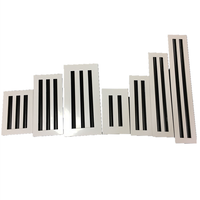 Grilles d'alimentation d'air HVAC Diffuseurs à fente linéaire en aluminium