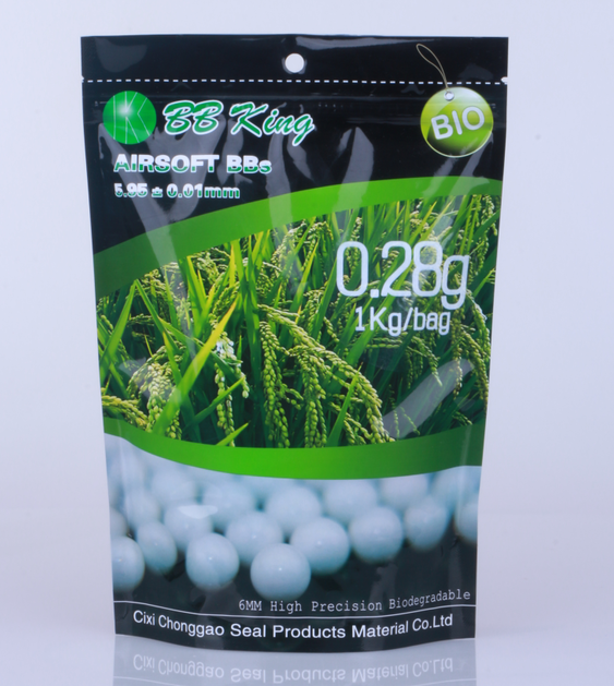 6 мм биоразлагаемый airsoft BB's 0,28 г 5,95 +/-0,01 мм белый