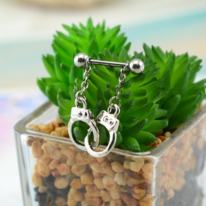316l Thép Không Gỉ Chain Slave Núm Vú Vòng Vách Ngăn Bất Piercing Trang Sức - Product Image 4